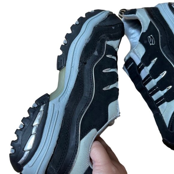 Skechers Sports Black Shoes Size 8 - Picture 6 of 8